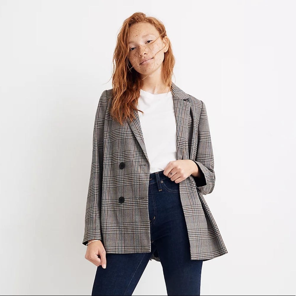 Madewell Caldwell Double Breasted Blazer XL